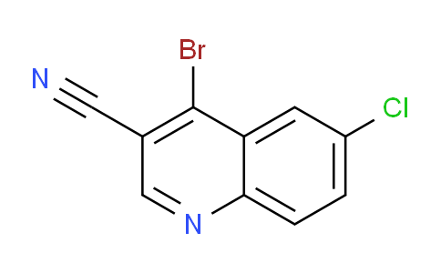 CAS No. 1260793-72-3, 4-Bromo-6-chloroquinoline-3-carbonitrile