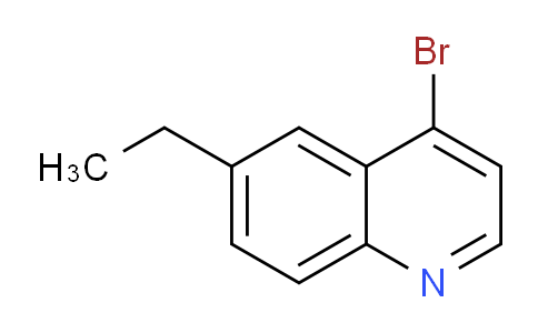 CAS No. 1070879-25-2, 4-Bromo-6-ethylquinoline