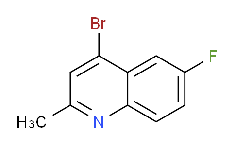 CAS No. 1070879-47-8, 4-Bromo-6-fluoro-2-methylquinoline