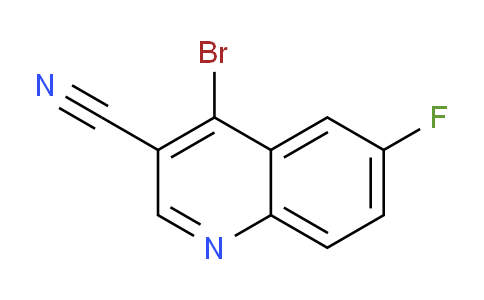 CAS No. 1260657-16-6, 4-Bromo-6-fluoroquinoline-3-carbonitrile