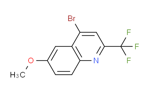 CAS No. 18706-38-2, 4-Bromo-6-methoxy-2-(trifluoromethyl)quinoline