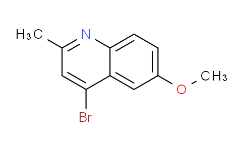 CAS No. 856095-00-6, 4-Bromo-6-methoxy-2-methylquinoline