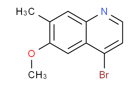CAS No. 1359703-75-5, 4-Bromo-6-methoxy-7-methylquinoline