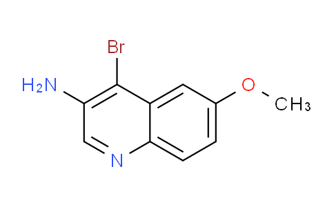 CAS No. 872714-60-8, 4-Bromo-6-methoxyquinolin-3-amine