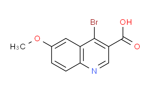 CAS No. 872714-51-7, 4-Bromo-6-methoxyquinoline-3-carboxylic acid