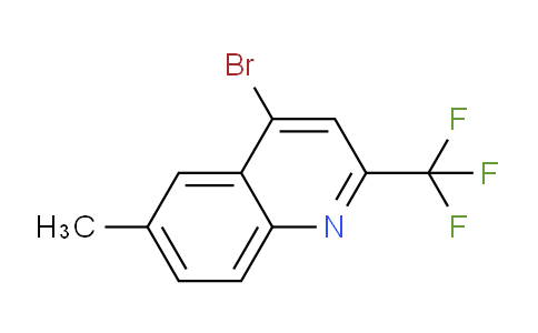 CAS No. 18706-27-9, 4-Bromo-6-methyl-2-(trifluoromethyl)quinoline