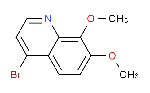 CAS No. 1253789-70-6, 4-Bromo-7,8-dimethoxyquinoline