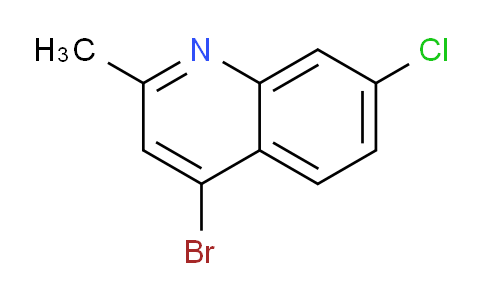 CAS No. 1070879-51-4, 4-Bromo-7-chloro-2-methylquinoline