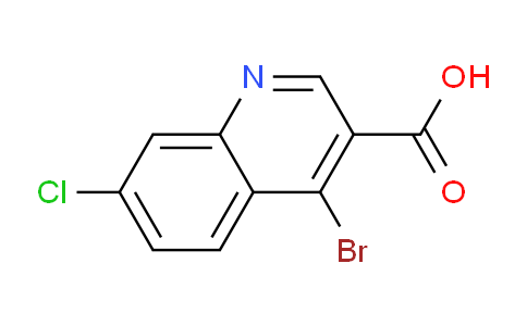 CAS No. 1378259-90-5, 4-Bromo-7-chloroquinoline-3-carboxylic acid