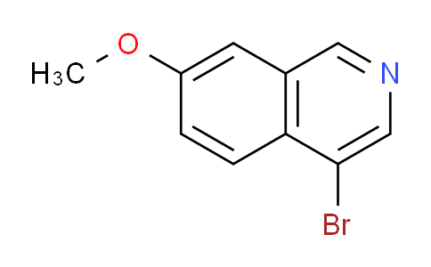 CAS No. 1783659-54-0, 4-Bromo-7-methoxyisoquinoline