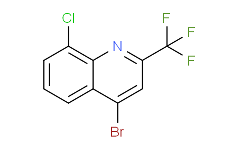 CAS No. 57124-18-2, 4-Bromo-8-chloro-2-(trifluoromethyl)quinoline