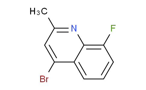CAS No. 1070879-49-0, 4-Bromo-8-fluoro-2-methylquinoline