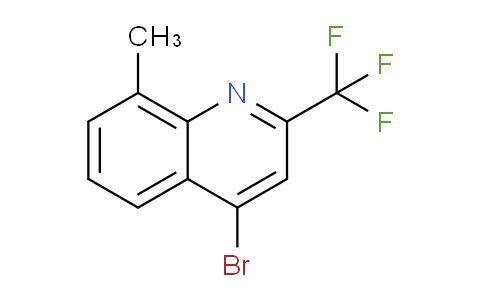 CAS No. 260973-04-4, 4-Bromo-8-methyl-2-(trifluoromethyl)quinoline
