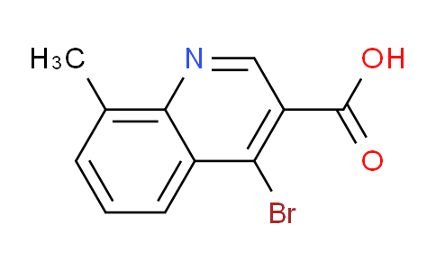 CAS No. 1378259-81-4, 4-Bromo-8-methylquinoline-3-carboxylic acid