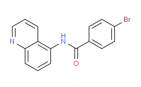 CAS No. 552814-33-2, 4-Bromo-N-(quinolin-5-yl)benzamide