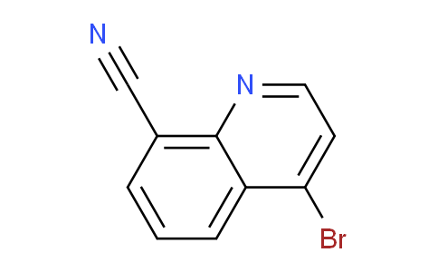 CAS No. 1020743-28-5, 4-Bromoquinoline-8-carbonitrile