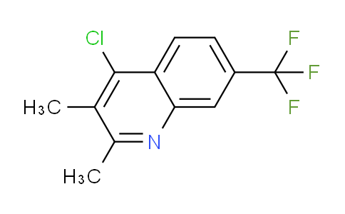 CAS No. 1707377-48-7, 4-Chloro-2,3-dimethyl-7-(trifluoromethyl)quinoline