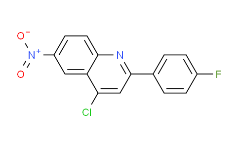 CAS No. 1416440-17-9, 4-Chloro-2-(4-fluorophenyl)-6-nitroquinoline