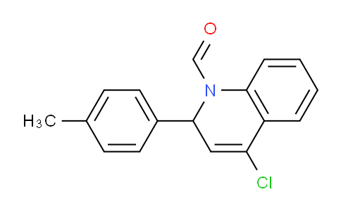 CAS No. 347335-63-1, 4-Chloro-2-(p-tolyl)quinoline-1(2H)-carbaldehyde