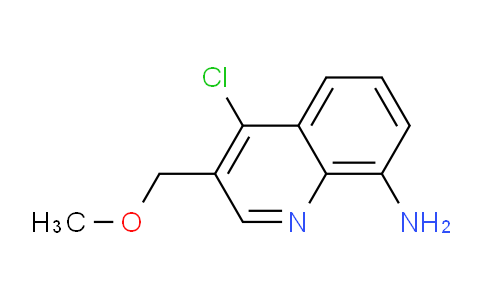 CAS No. 190139-07-2, 4-Chloro-3-(methoxymethyl)quinolin-8-amine