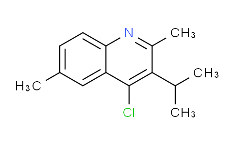 CAS No. 1343814-39-0, 4-Chloro-3-isopropyl-2,6-dimethylquinoline