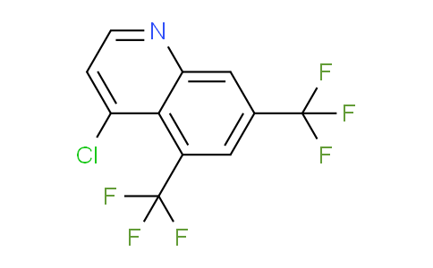 CAS No. 234450-34-1, 4-Chloro-5,7-bis(trifluoromethyl)quinoline