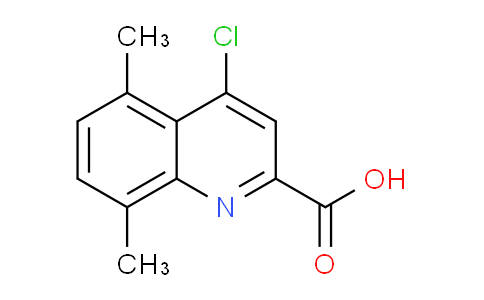 CAS No. 887589-47-1, 4-Chloro-5,8-dimethylquinoline-2-carboxylic acid
