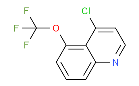 CAS No. 40575-20-0, 4-Chloro-5-(trifluoromethoxy)quinoline
