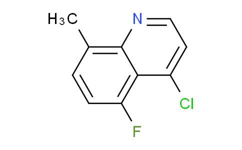 CAS No. 1065093-43-7, 4-Chloro-5-fluoro-8-methylquinoline
