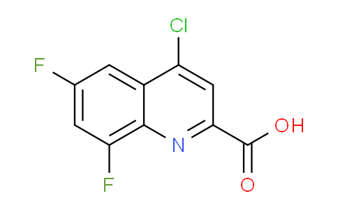 CAS No. 902742-65-8, 4-Chloro-6,8-difluoroquinoline-2-carboxylic acid