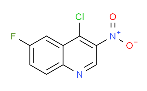 CAS No. 99010-07-8, 4-Chloro-6-fluoro-3-nitroquinoline