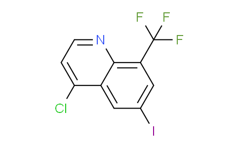 CAS No. 1616500-67-4, 4-Chloro-6-iodo-8-(trifluoromethyl)quinoline