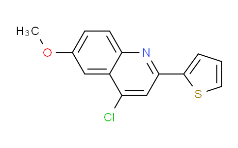 MC689338 | 954225-75-3 | 4-Chloro-6-methoxy-2-(thiophen-2-yl)quinoline