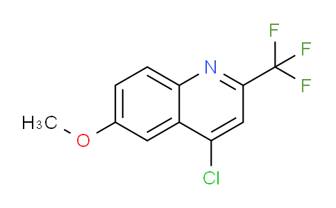 CAS No. 1701-27-5, 4-Chloro-6-methoxy-2-(trifluoromethyl)quinoline