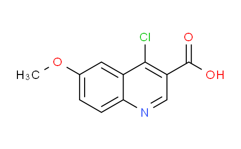 CAS No. 179024-72-7, 4-Chloro-6-methoxyquinoline-3-carboxylic acid
