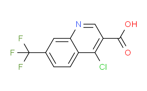 CAS No. 89524-63-0, 4-Chloro-7-(trifluoromethyl)quinoline-3-carboxylic acid