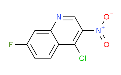CAS No. 1027209-77-3, 4-Chloro-7-fluoro-3-nitroquinoline