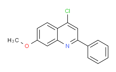 CAS No. 189816-05-5, 4-Chloro-7-methoxy-2-phenylquinoline
