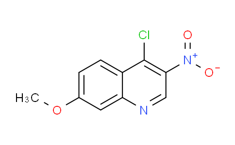 CAS No. 1026963-05-2, 4-Chloro-7-methoxy-3-nitroquinoline