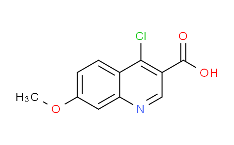 CAS No. 852062-08-9, 4-Chloro-7-methoxyquinoline-3-carboxylic acid