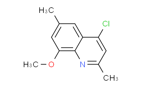 CAS No. 1315346-91-8, 4-Chloro-8-methoxy-2,6-dimethylquinoline
