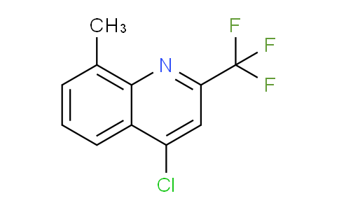 CAS No. 1701-25-3, 4-Chloro-8-methyl-2-(trifluoromethyl)quinoline