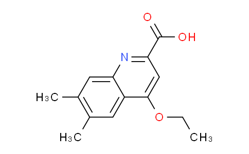 CAS No. 1355196-23-4, 4-Ethoxy-6,7-dimethylquinoline-2-carboxylic acid