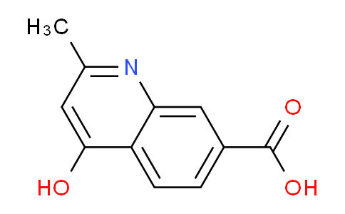 CAS No. 950236-91-6, 4-Hydroxy-2-methylquinoline-7-carboxylic acid