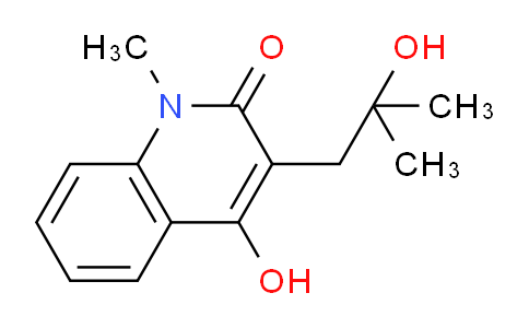 CAS No. 93574-06-2, 4-Hydroxy-3-(2-hydroxy-2-methylpropyl)-1-methylquinolin-2(1H)-one