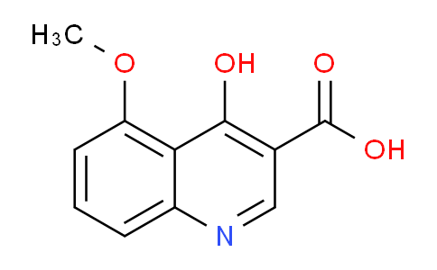 CAS No. 873054-97-8, 4-Hydroxy-5-methoxyquinoline-3-carboxylic acid