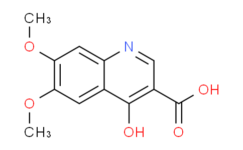 CAS No. 26893-22-1, 4-Hydroxy-6,7-dimethoxyquinoline-3-carboxylic acid
