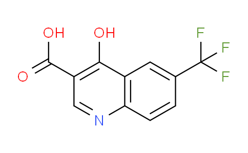 CAS No. 49713-47-5, 4-Hydroxy-6-(trifluoromethyl)quinoline-3-carboxylic acid