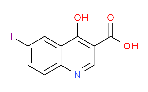 CAS No. 40107-06-0, 4-Hydroxy-6-iodoquinoline-3-carboxylic acid