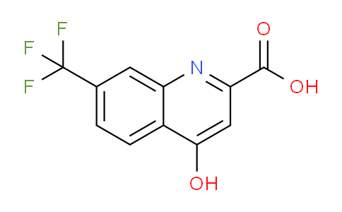 CAS No. 36303-10-3, 4-Hydroxy-7-(trifluoromethyl)quinoline-2-carboxylic acid